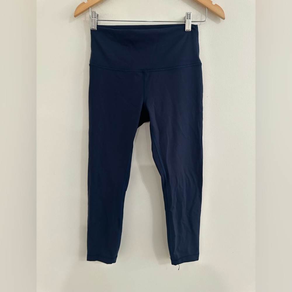 Lululemon Wunder Train HR Crop 23” Sz 6 #X1